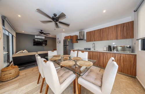 Tulum Apartment | Luxury Stay: Private Pool & Movie Theater Retreat in lovely Tulum