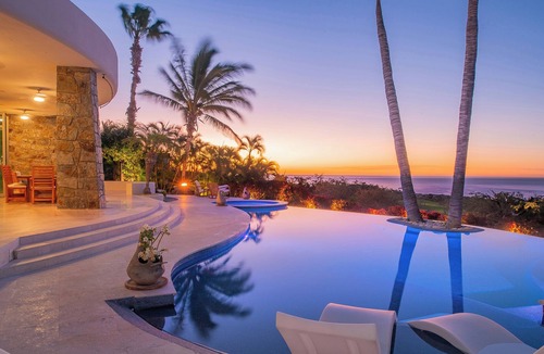San Jose del Cabo Villa | Luxury Villa w/Pickleball, Pool, Hot Tub, Golf Cart, Club Access & Ocean Views