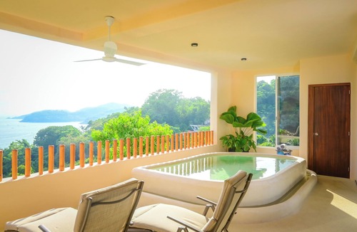 Ixtapa - Zihuatanejo Condo | Luxury villa with private pool and ocean view — steps from Playa La Ropa