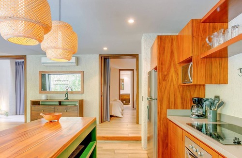 Zama Condo | Magical Escape with Private Pool + Jungle Jacuzzi!