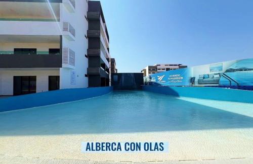 Villa Marina Apartment | Marina Cerritos - Blanco Celeste - 5 Albercas
