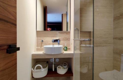 Zazil-ha Apartment | Modern 2 Story Beach Loft with Rooftop Pool and Ocean Views