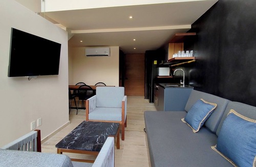 Zazil-ha Condo | Modern 2 Story Beach Loft w/Rooftop Pool + Ocean Views