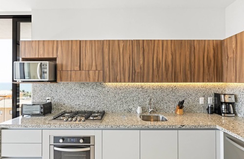 Bucerias Condo | Modern 2BR Golden Zone | Top Floor | Ocean View