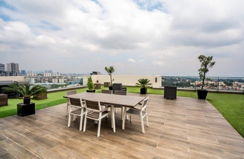 Huixquilucan Apartment | Modern Loft | Gym + Rooftop l Interlomas