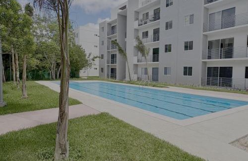 Cancun Apartment | New apartment with 3 bedrooms, for 6 persons & 7 min from Maya train