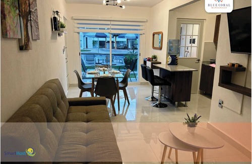 Manzanillo Apartment | New first floor apartment in front of Blue Coral Manzanillo swimming pool