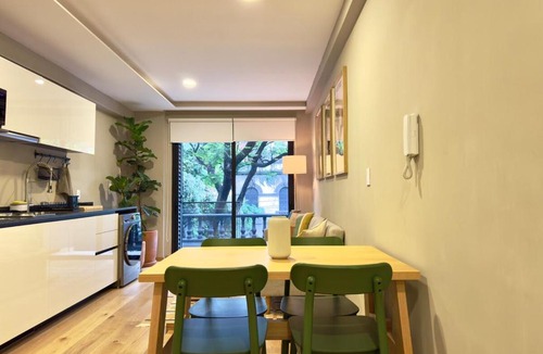 Colonia Roma Apartment | NEW LOFT with private patio at Roma Norte