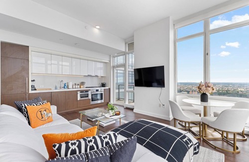 Hell's Kitchen Apartment | NYC DREAM HOME! Corner Luxury 2BR/2BA near Times Sq