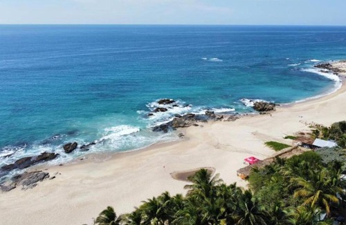 Santa Maria Tonameca Apartment | Ocean View 2BR Casita with Rooftop Terrace in Oaxaca
