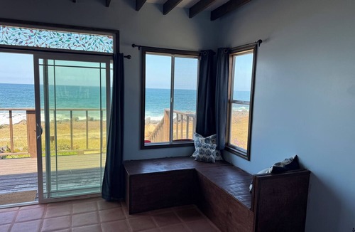 Salsipuedes House | Oceanfront Bungalow with Unobstructed Views & Beach Access in Surfing Community
