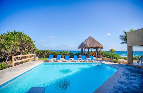 Akumal Villa | Oceanfront villa, beautiful Caribbean views, pool and Wifi!