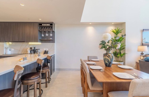 Bella Vista Condo | One 102: Elegant Beachfront Getaway with Unmatched Views