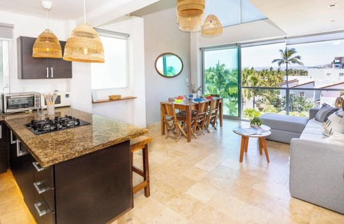 Nuevo Vallarta Condo | Penthouse Private Shallow Pool & Beach Access