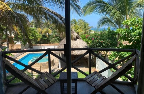 Brisas de Zicatela Apartment | Playa Bruja Zicatela Apt. 2, Beach Front, Kitchen, AC, Starlink, Pool & More