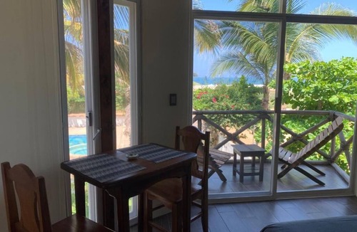 Brisas de Zicatela Apartment | Playa Bruja Zicatela Apt. 2, Beach Front, Kitchen, AC, Starlink, Pool & More