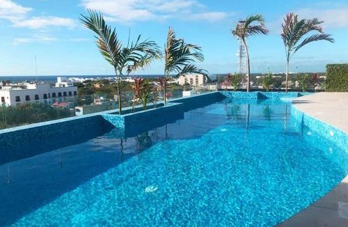 Centro Apartment | Playa del Carmen Downtown Studio with Rooftop Pool - Walk to 5th Ave & the Beach