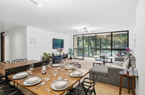 Los Morales Condo | Polanco Stay, Terrace, Workspace & Prime Location