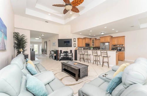 Laguna Vista House | Poolside Bliss/fenced yard/water views/golf/pickleball/pets/tennis/extended stay