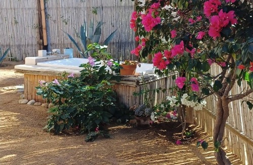 El Pescadero Cottage | Private Casita 2 Blocks to Pacific Tub Fire Pit Fenced Pets Welcome