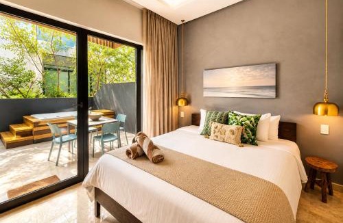 Playa Paraiso Apartment | Private Jacuzzi in Tulum Hotel Zone - Sea View Rooftop Pools & Beach