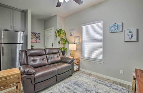 Edinburg Apartment | Private Patio: Edinburg Couple's Retreat!