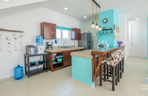 Chicxulub Puerto Apartment | Private Roof Pool/Lounge Penthouse 200m to Beach