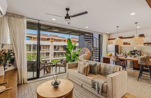 Playa Paraiso Condo | Quiet 2BR Penthouse w Private Pool | Gym | CoWork