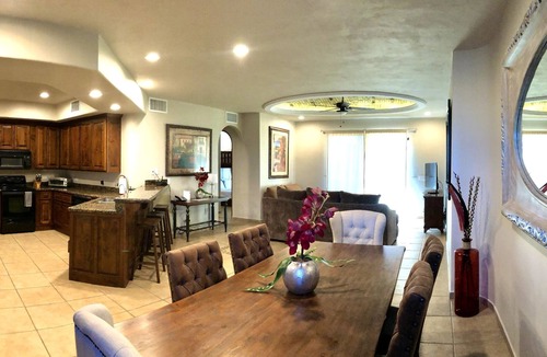 Sandy Beach Condo | Relax in 2-bed/2-bath Condo; Luxurious Patio Overlooking Plush Resort and Ocean
