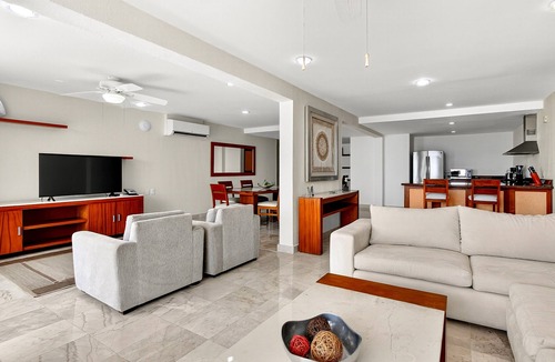 Conchas Chinas Apartment | Relaxing coastal escape with panoramic views, pool, hot tub & sunny terrace