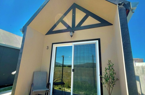 Ensenada Cabin | Romantic 1-Bedroom Cabin with Private Terrace in Heart of Valle de Guadalupe