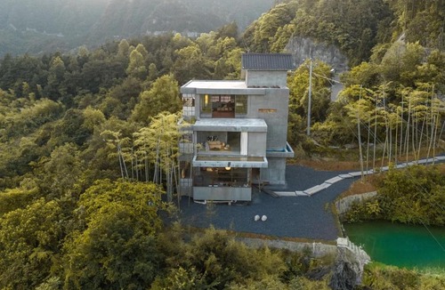 Chaqiyu Hotel | Secret Cliff Villa-Chinese-Free Pick Up Service, A free nutritious light meal, Free Afternoon Tea, Designer Hotel,Aesthetics Culture Experience, Bamboo forest,Healing& Secret Realm
