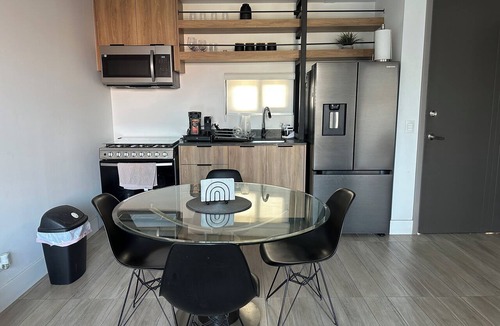 Centro Apartment | Sleek Modern Condo in Downtown Tijuana - Free Parking, 24/7 Security, and Rooftop