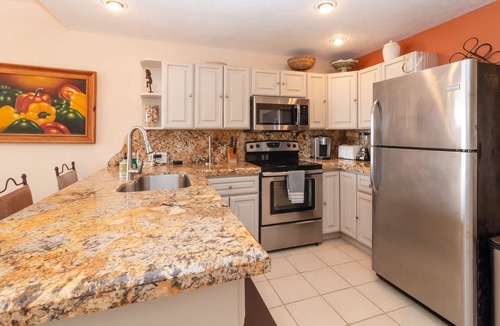 Sandy Beach Condo | Sonoran Spa E703 - 2 BR Next to the Pool, High Speed Wi-Fi - Beachfront Upper Floor Luxury Condo