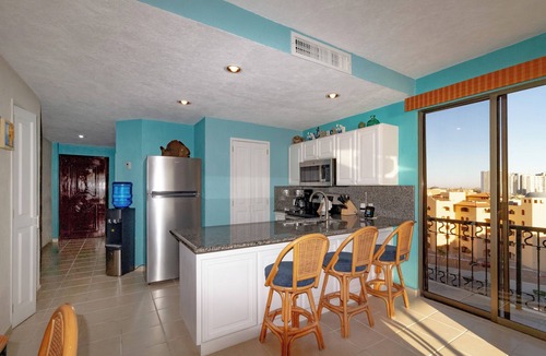 Sandy Beach Condo | Sonoran Spa N701 - 1 BR Next to the Pool, High Speed Wi-Fi - Beachfront Upper Floor Luxury Condo