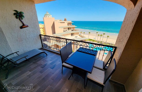 Sandy Beach Condo | Sonoran Spa N806 - 1 BR Next to the Pool, High Speed Wi-Fi - Beachfront Upper Floor Luxury Condo