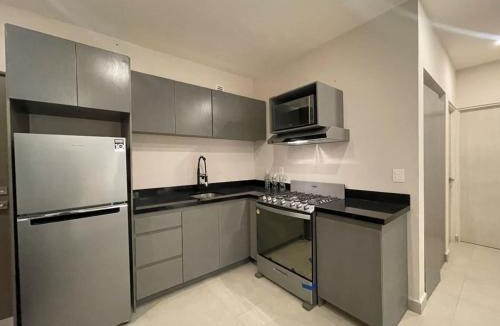 Monterrey Apartment | Sophisticated APT Parking Work Gym BBQ WiFi MTY