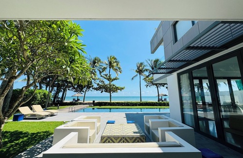 Phuoc Thuan Villa | Spacious 5-Bedrooms BEACHFRONT Villa 1000m2 in Sanctuary Ho Tram Resort VIETNAM