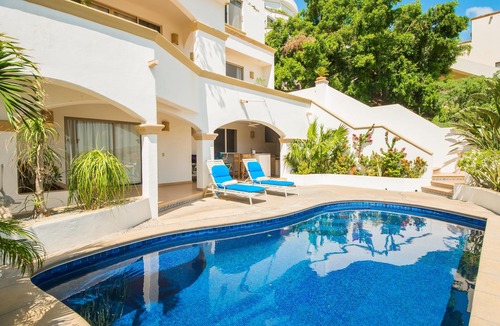 Pedregal Villa | Spacious Villa Walk to Downtown Cabo/Swimmable Beach w/Pool & Ocean Views