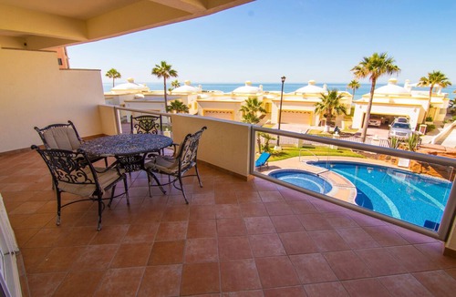 Sandy Beach Condo | Spectacular 2 Bedroom Condo on Sandy Beach at Las Palmas Resort B-203