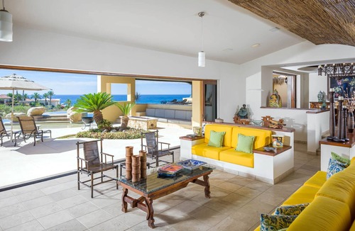 Cabo San Lucas Villa | Spectacular 8 BR Ocean View Casa Tita features A/C, WiFi, Wet Bar, Pool + More!