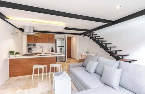 Zazil-ha Apartment | Splash Plunge Pool, Rooftop Terrace, Patio, 4 Blks to Beach & 3 Blks to 5th Ave