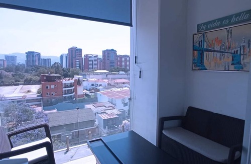 Zona 13 Apartment | STUDIO APARTMENT FEATURING PRIVATE BALCONY NEAR THE AIRPORT
