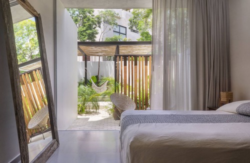 Tulum Apartment | Studio for 3 with terrace and pool access @ ARUNA
