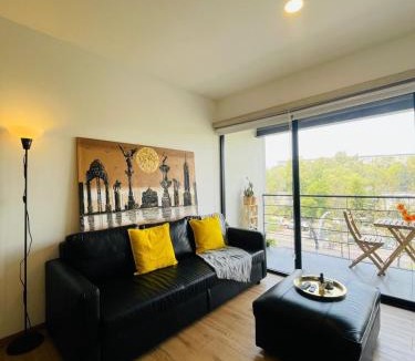 Downtown Mexico City Apartment | Stylish 2BR,sofá bed Reforma Prime Location