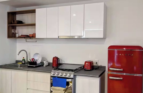 Providencia Apartment | Stylish loft at new upscale tower in Providencia, security 24/7, gym, location!