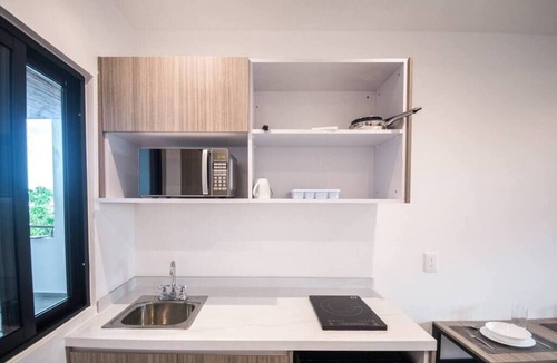 Zazil-ha Apartment | ~ Sunny & Private Studio ~ Pool + Rooftop Lounge ~ Minutes from the Beach Beaches & 5th Avenue!