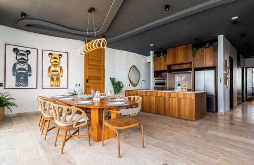 Tulsayab House | Surreal coastal apartment with local design, shared pool, hot tub, & dogs ok