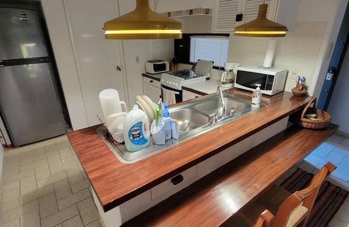 Club Santiago Apartment | Sweet family spot, pool & mountain view decks, 5 min walk to beach.
