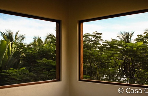 Troncones Apartment | Tropical Treehouse loft with 360° mountain, jungle & beach views, & sandy beach